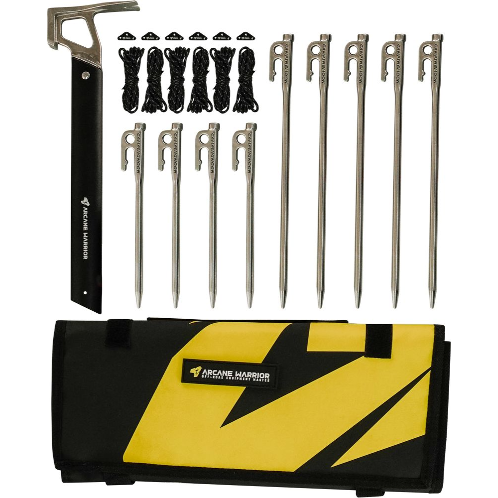 KIT DE ESTACAS PARA TIENDA DE CAMPANA