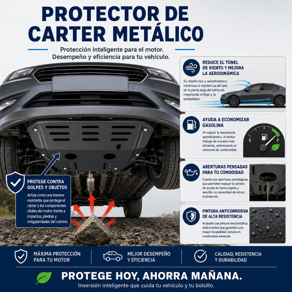 PROTECTOR DE CARTER HATCHBACK
