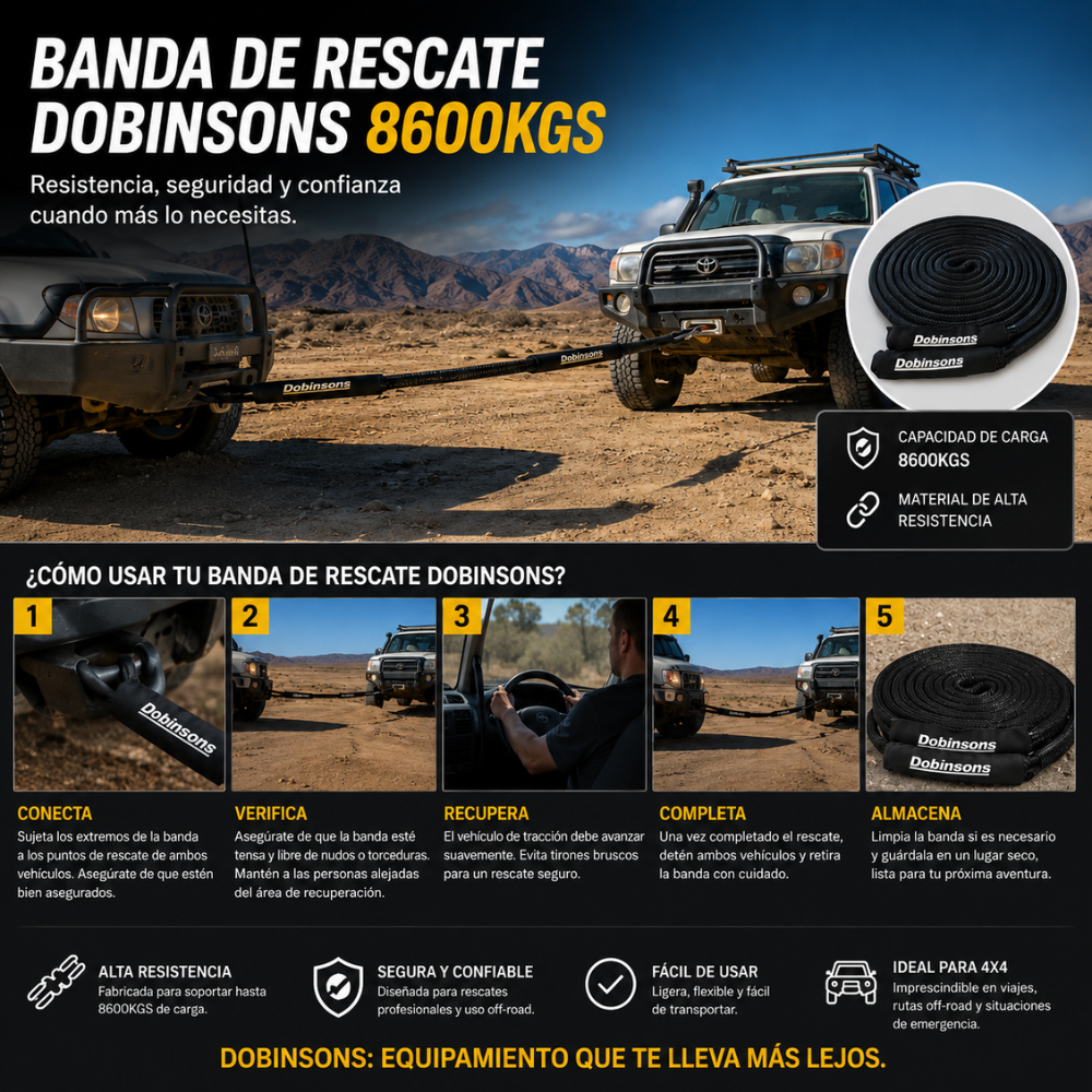 BANDA DE RESCATE DOBINSONS 8600KGS