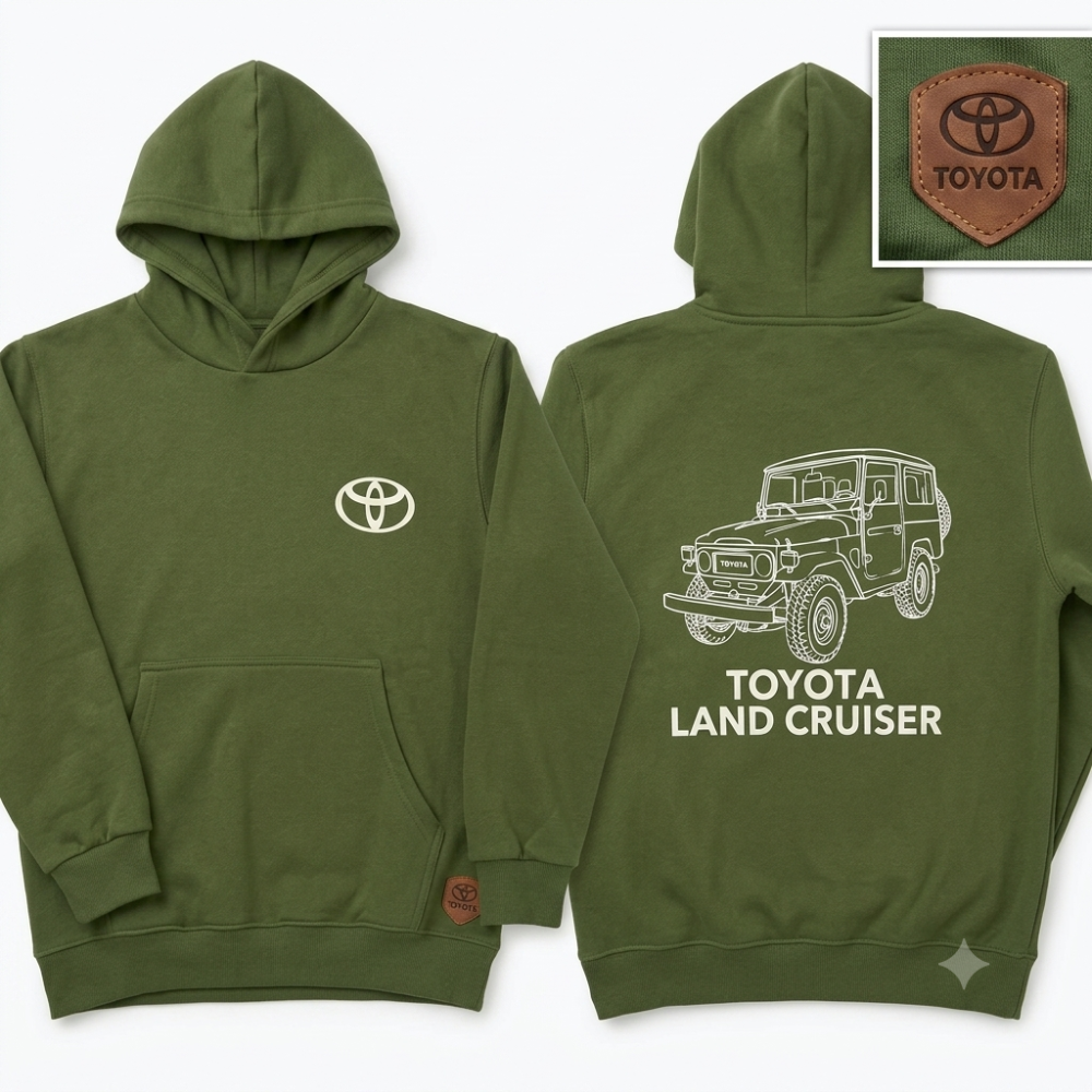 HOODIE VERDE OSCURO XS - Vista 1